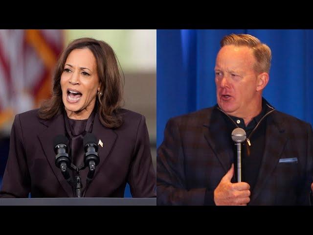 ‘Tone deaf’: Sean Spicer slams Kamala Harris over concession speech