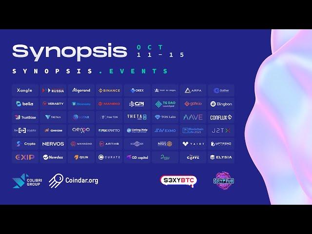 Synopsis 2021 Edition 3: Day 1. Full immersion in Blockchain, DeFi, NFT and Digital Art