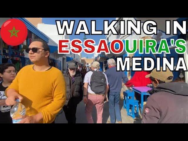 Walking Tour MEDINA of ESSAOUIRA — Morocco Africa Video Walk【4K】