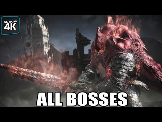 Dark Souls 3 + DLC - All Bosses (With Cutscenes) 4K UHD 60FPS PC