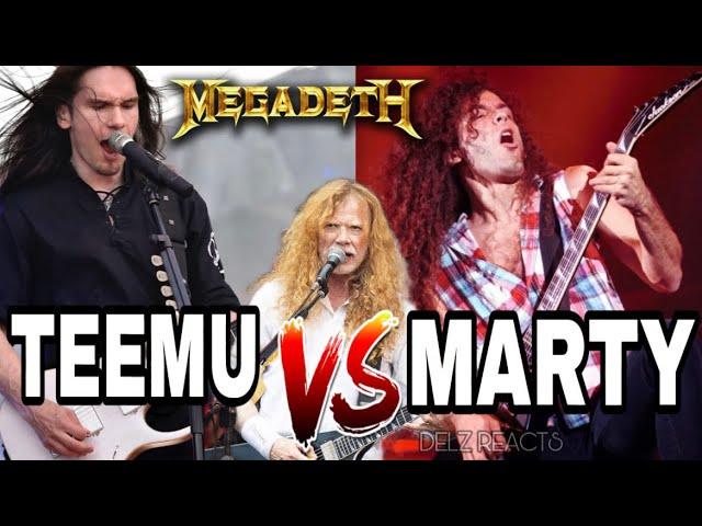 Megadeth New Guitarist Teemu Mäntysaari better than Marty Friedman on Lead for Dave Mustaine