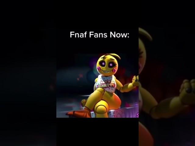 Fnaf fans then vs now