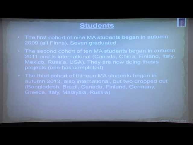 Media management curriculum development at the University of Tampere