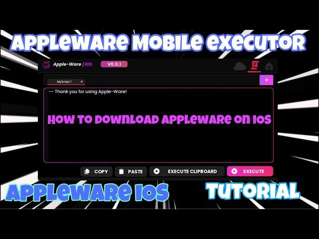 HOW TO DOWNLOAD & USE APPLEWARE EXECUTOR V634 ON IOS (TUTORIAL) FOR ROBLOX MOBILE (IPHONE/IOS) 2024