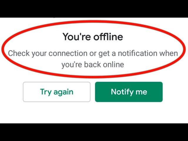 Check Your Connection Or Get A Notification When You're Back Online