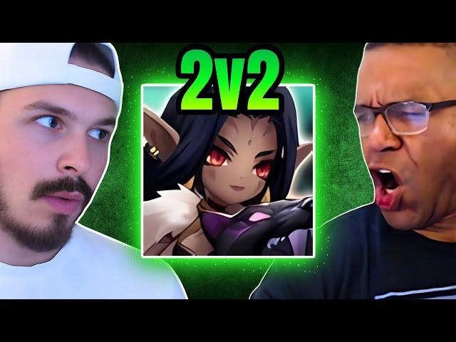 Slick Head & ChildishPlays INTENSE 2v2 Matches! - Summoners War