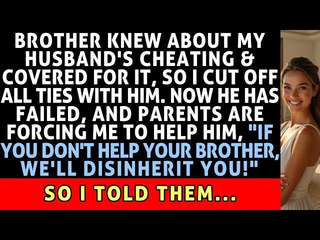 Brother Knew About My Husband's Cheating & Covered For It, So I Cut Off All Ties With Him...