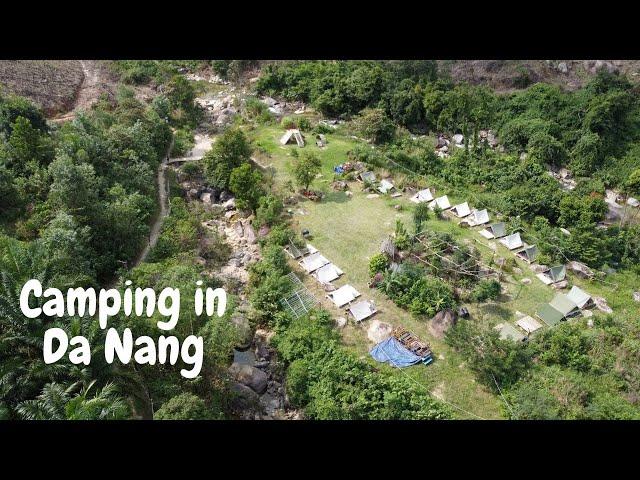 Camping in the Hills Above Da Nang, Vietnam