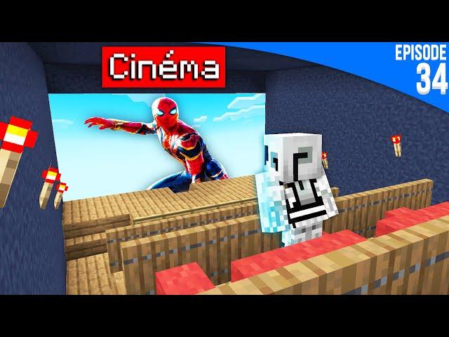 J'ai construit un Cinéma 100% Fonctionnel ! - Minecraft Moddé S6 | Episode 34