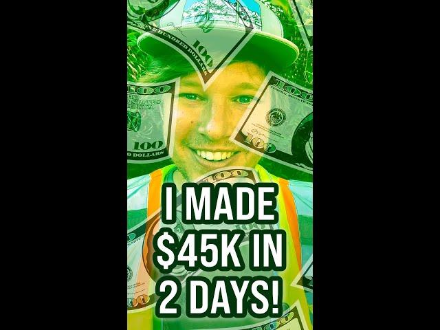 I made $45,000 in 2 days flying drones! #shorts