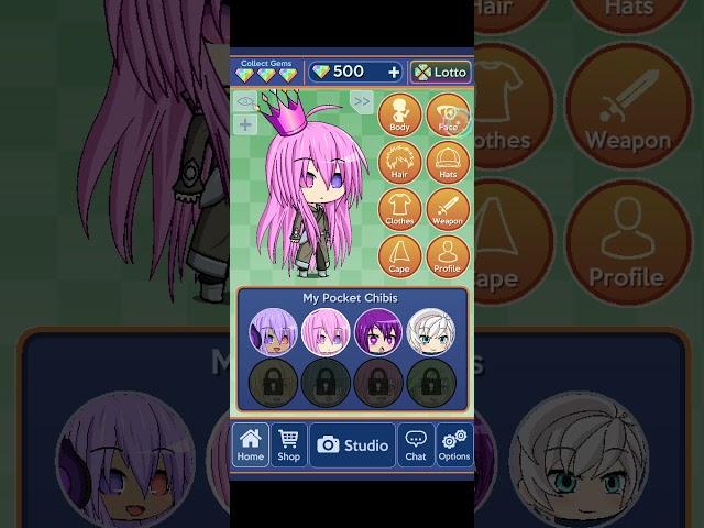 Gacha Pocket Chibi Gacha Part 1 (first Gacha game I played) (in 2017)