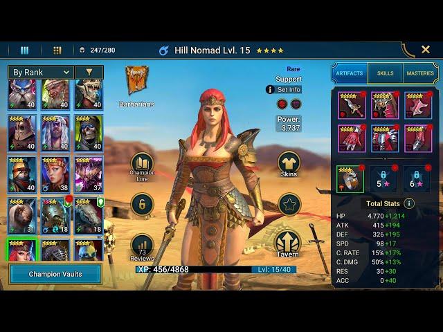 Let's Play RAID: SHADOW LEGENDS DAY 207 HILL NOMAD (Android Gameplay)