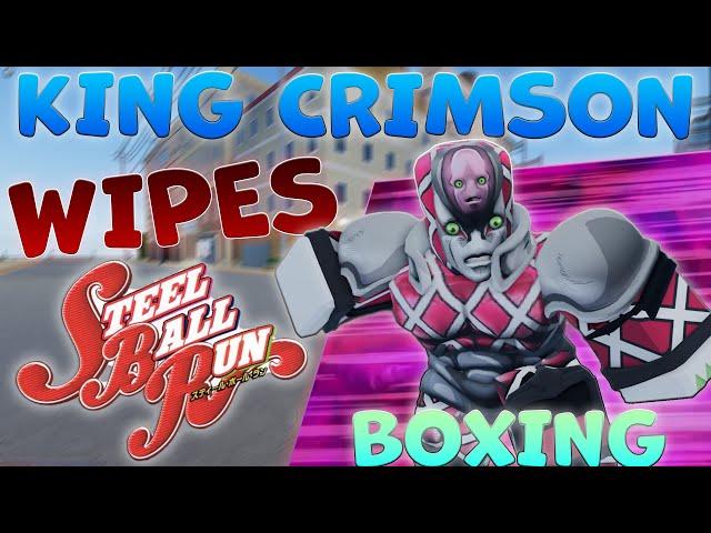 [YBA] King Crimson Boxing ERASES NEW SBR!