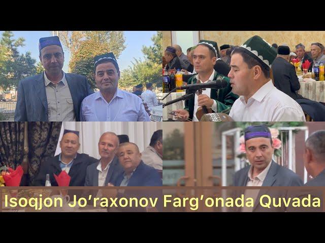 Isoqjon Jo’raxonov Farg’onada  Quvada to’y xizmatida  OTABEK TO’YXONASI