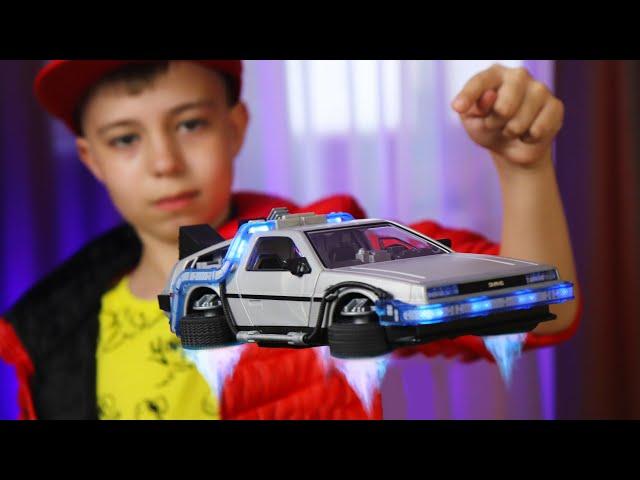 ОНА ЛЕТАЕТ!? Настоящий ДеЛореан из фильма НАЗАД В БУДУЩЕЕ! // Playmobil Back To The Future DeLorean