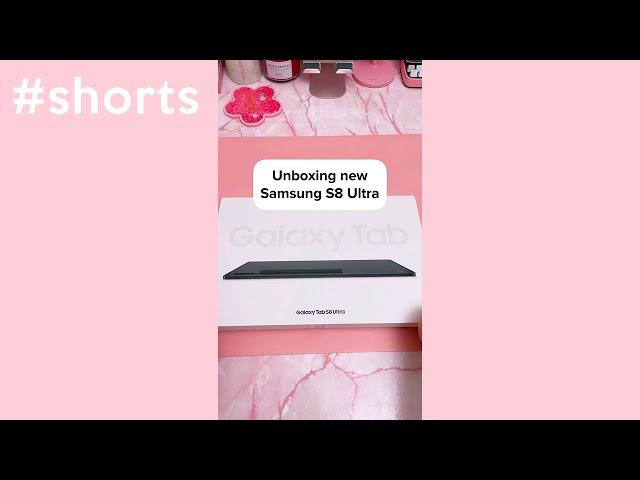 Unboxing New Samsung Galaxy Tab S8 Ultra  Android Tablet Digital Planning Digital Planner App