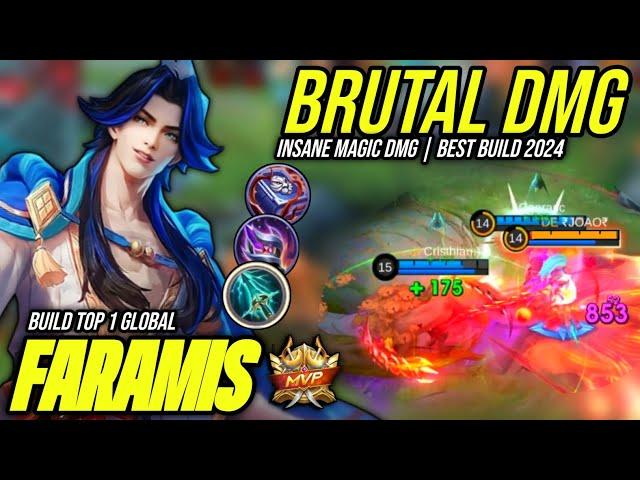 FARAMIS BEST BUILD 2024 | BUILD TOP GLOBAL FARAMIS GAMEPLAY | MOBILE LEGENDS