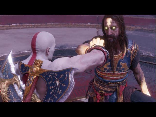 God of War Ragnarök Valhalla DLC (Young Kratos Fights Týr) I Literally Died Twice