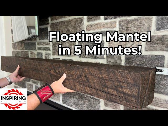 How to Install a Fireplace Mantel (Easy DIY)