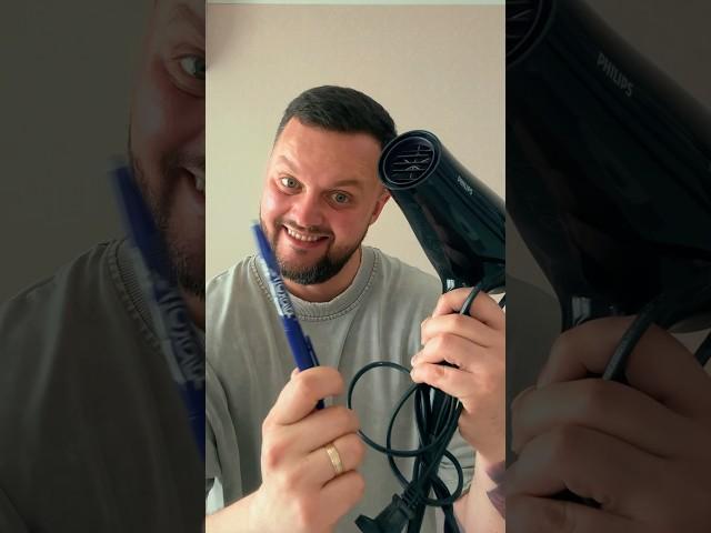 ️ HAIRDRYER VS PEN?! ERASING INK WITH HOT AIR! 