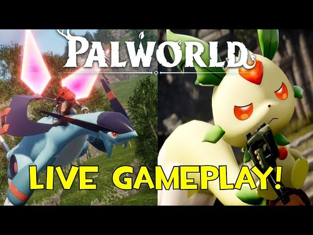 trying palworld for the first time!