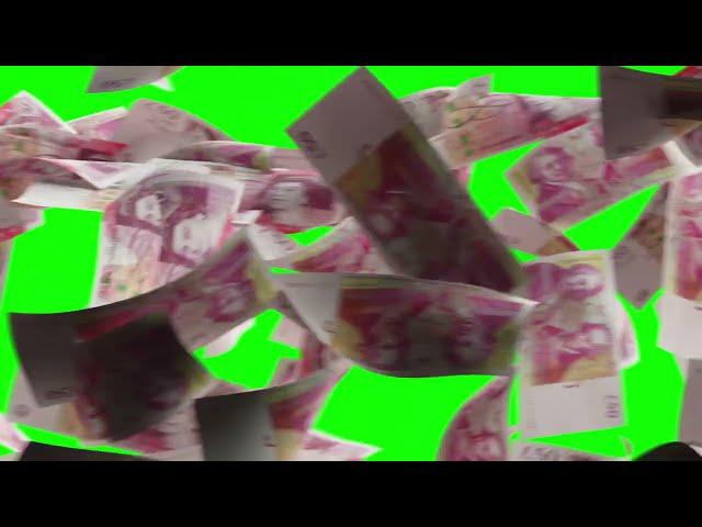 Money Green Screen Effect | British Pound  | £ | GBP | Overlays | FREE Download