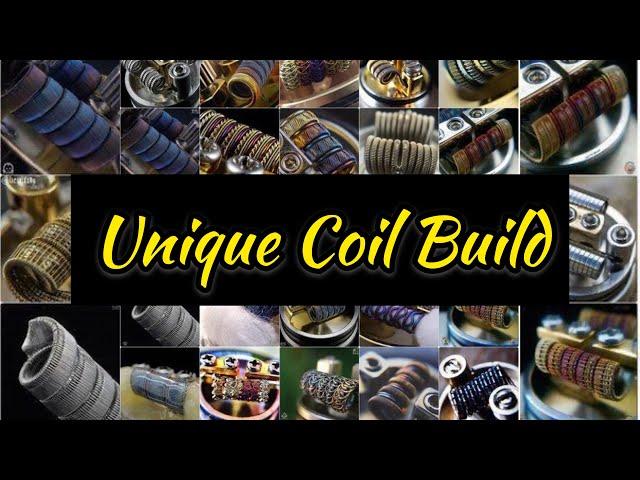 Unique Coil Build | Vape | Top | Tank | 4k video #vape #coilbuild #top