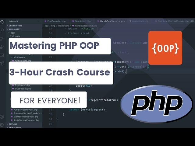 Mastering PHP OOP A Comprehensive 3 Hour Crash Course for Beginners to Advance