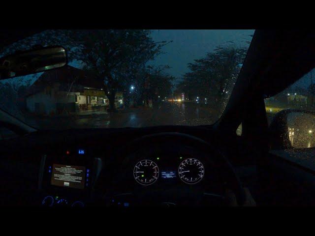 SLEEP instantly driving in the rain in the afternoon