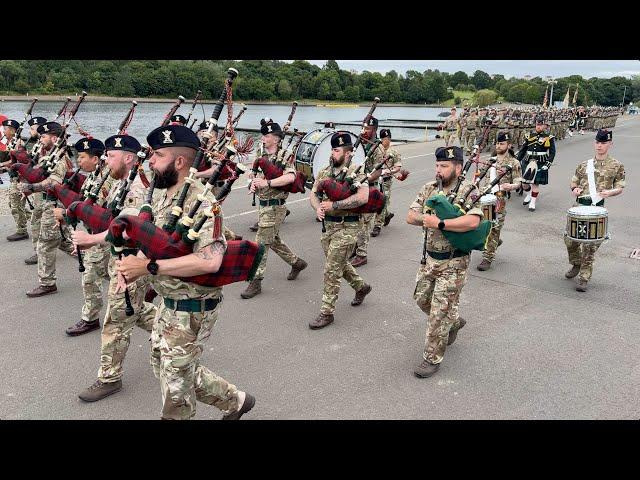 The Royal Regiment of Scotland 2 SCOTS Homecoming Parade |  Freedom of North Lanarkshire, Scotland