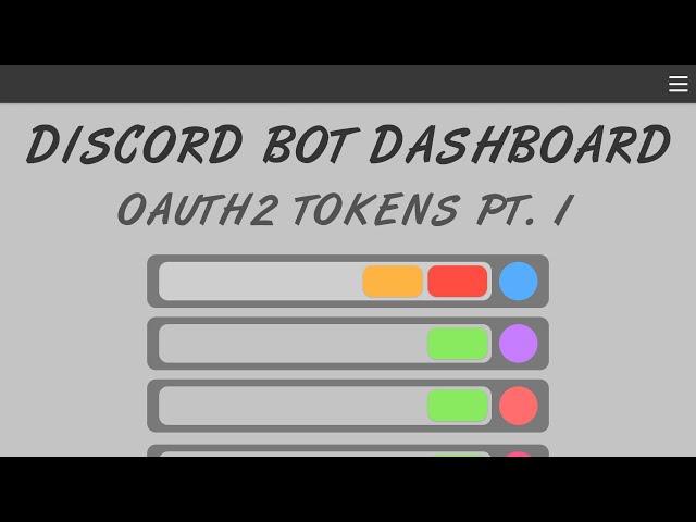 Discord Bot Dashboard - Ep. 13 - OAuth2 Access & Refresh Tokens