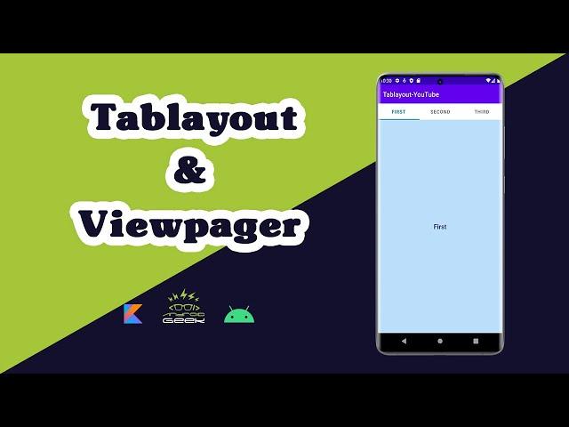 How to use tablayout with ViewPager in kotlin