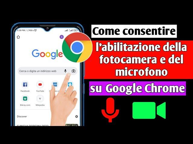 Come consentire l'abilitazione della fotocamera e del microfono su Google Chrome