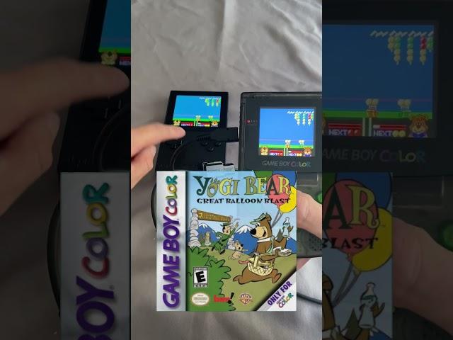 Yogi Bear Great Balloon Blast has a fun and robust 2-player Link Cable mode - see description