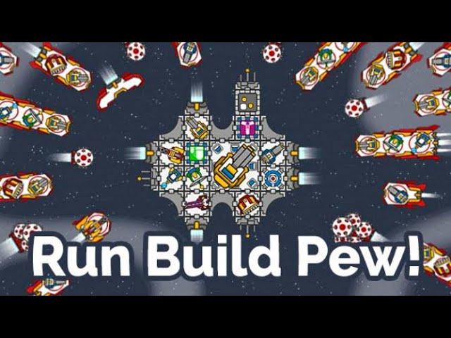 Run Build Pew - Sci Fi Battlecruiser Defense Roguelike