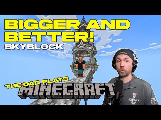 First time playing Skyblock part 2! The Dad Plays Minecraft