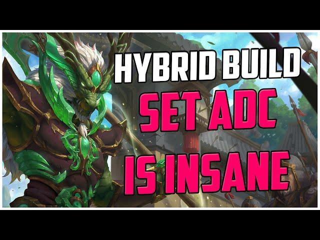 HYBRID BUILD SET ADC IS INSANE! RANKED SMITE S10