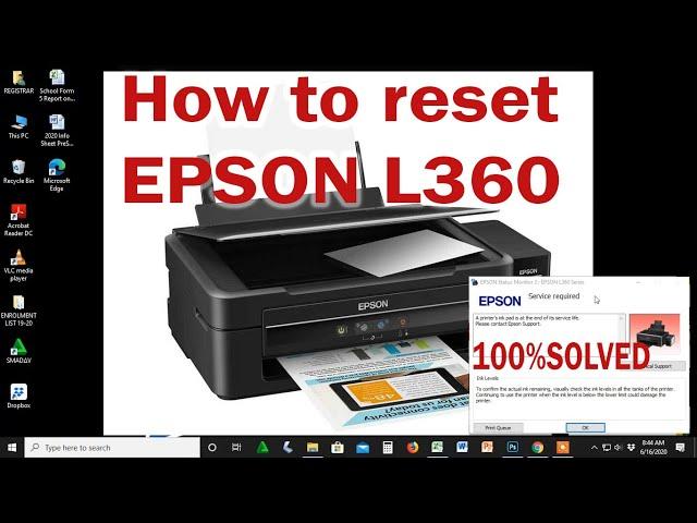 How to Reset Epson L360