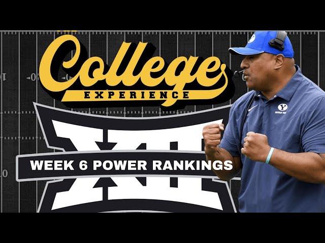 Big 12 Week 6 Power Rankings