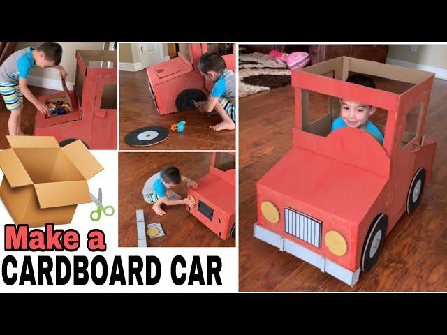 DIY Car | How to make a cardboard car (foldable)