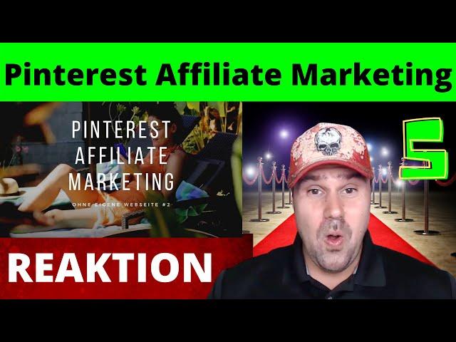 Pinterest Affiliate Marketing ohne eigene Webseite - Michael reagiert auf