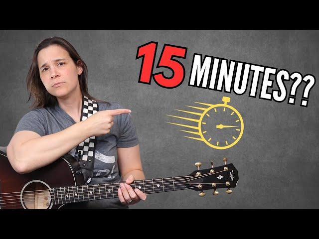 Only Got 15 Min? No Problem! Guitar Practice Tips