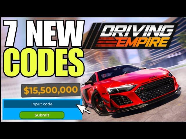 *NEW UPDATE* ROBLOX DRIVING EMPIRE CODES 2024 JUNE | DRIVING EMPIRE CODES | DRIVING EMPIRE CODE