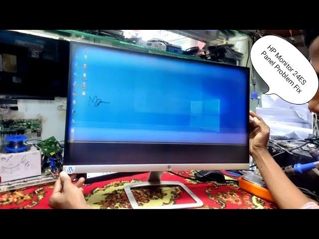 HP Monitor 24ES Repair Panel Flickering Problem Fix In Bangla 2022 | Created by Afjal Hossain