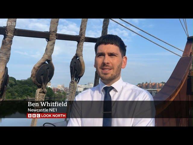 BBC Look North visits the Galeon Andalucia in Newcastle