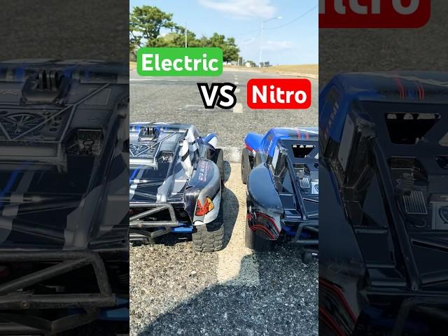 Who Wins This Race? Traxxas Nitro Slash or the Brushless VXL 