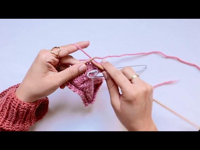 Knitting Tutorial | Left cross | WAK