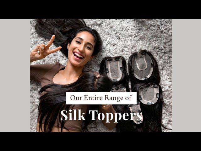 Silk Hair Toppers Collection by 1 Hair Stop | Most Natural Looking Topper | Human Hair Toppers India