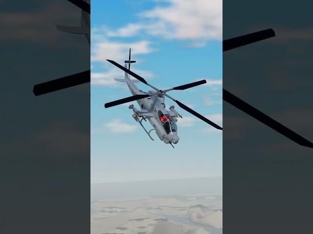 Check out the NEW AH-1Z helicopter! #roblox #fyp #wartycoon