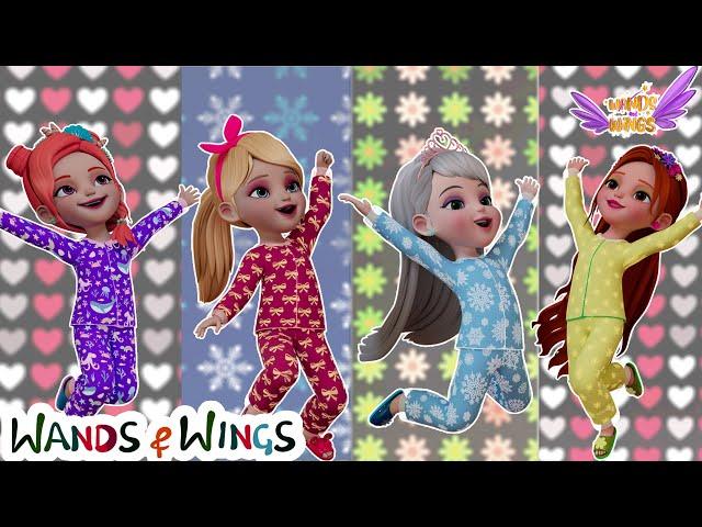 Princesses Pajama Party Fun Rhyme | Ruby's Playtime Song | Wands & Wings